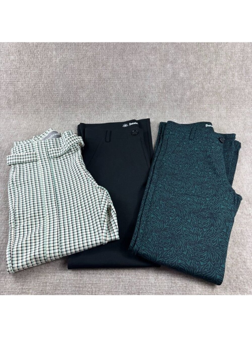 Betabrand 3 Pair Lot XS Short Petite Dress Pant Yoga Pants Workwear Polished Fun